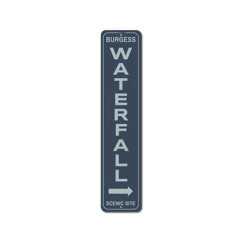 Panneau vertical en aluminium Waterfall, H 6 po x l 24 po x P 0,063 po