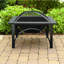 Mccaw Square Steel Fire Pit