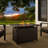 Bedeau Rectangle Aluminum Propane Smokeless Fire Pit