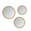Ensemble de miroirs muraux ronds Exquis
