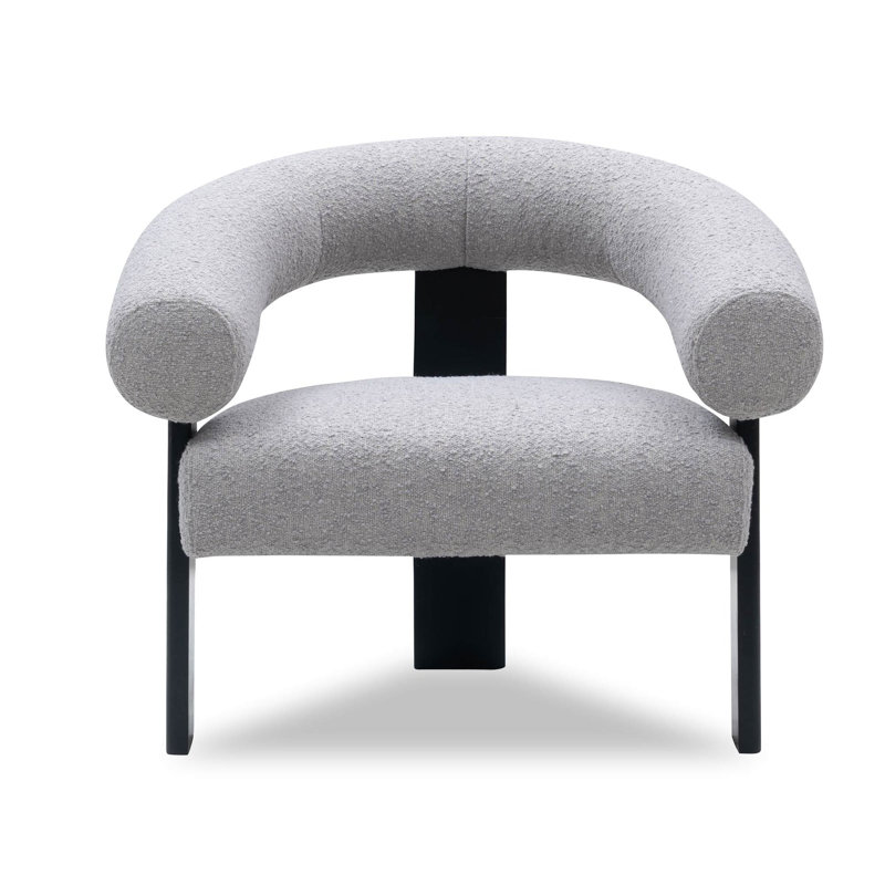 Chaise d'appoint Amaretto Sour, Mélange de polyester gris