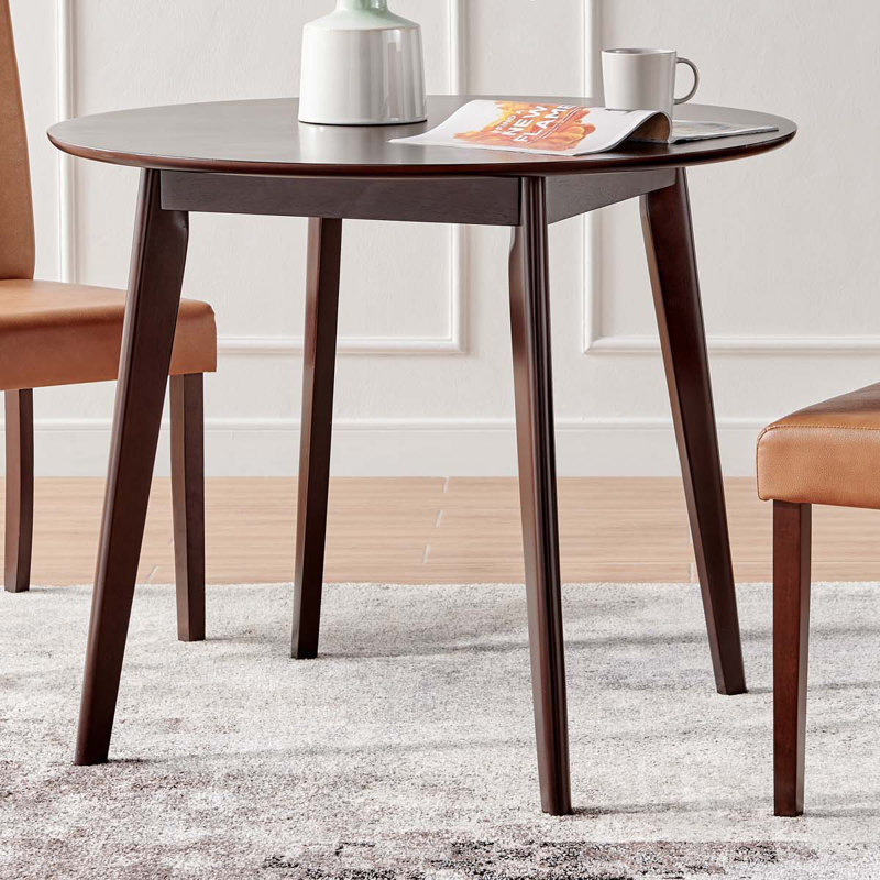 Modway Vision Round Dining Table, 35" L x 35" W, Cappuccino