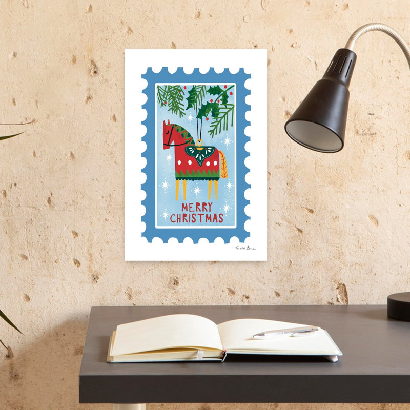 Holiday Stamps III 1 Piece Wrapped Canvas Wall Art, 45.72cm H x 30.48cm W