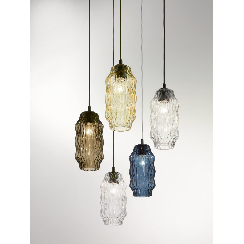 Origami 1 - Light Unique/Statement Pendant, Blue