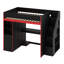 Lit mezzanine avec bureau et rangement Gaming