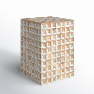 Hobbes Solid Wood Accent Stool