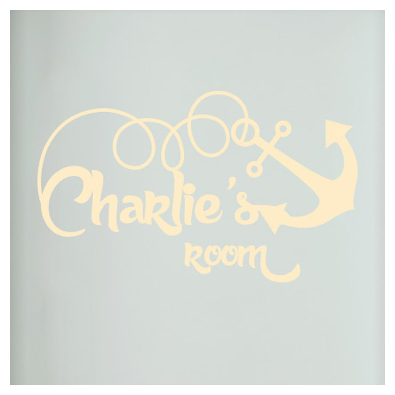 Nautical & Beach Wall Decal, Beige