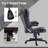 High Back Vibration Massage Office Chair with 6 Vibration Points, Heated Reclining with Remote-330646831