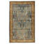 Tapis traditionnel bleu clair et vert clair 5 x 8