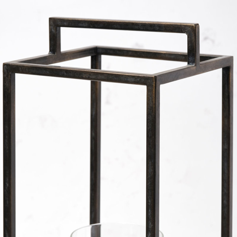 Nesmith Tabletop Lantern, 24" H x 6.7" W x 6.7" D