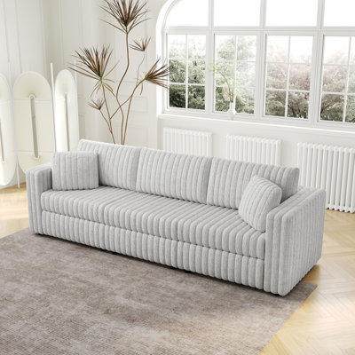 Canapé modulaire rembourré 3 places avec coussins de style interne
