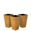 Ensemble de 3 pots à fleurs Classic