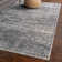 Tapis oriental bleu et gris Lanett