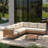 7 Pieces Wicker Sectional Seating Group with Cushions-792306458