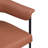 Malin Vegan Leather Arm Chair Dining Chair-474285632