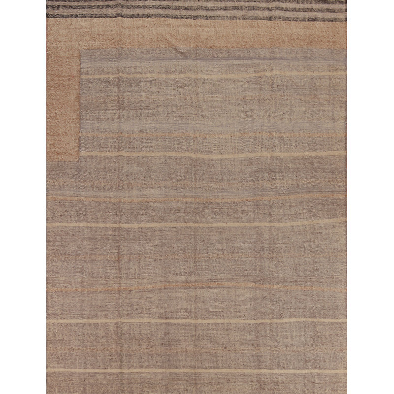 Tapis turc en jute plat kilim 8 x 10