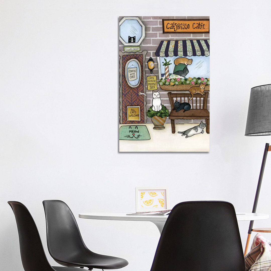 Cats by Jamie Morath - Print on Canvas