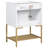 Zac 24 " W Freestanding Standard Free Standing 1 Single Vanity Bathroom Vanity With Ceramic Top