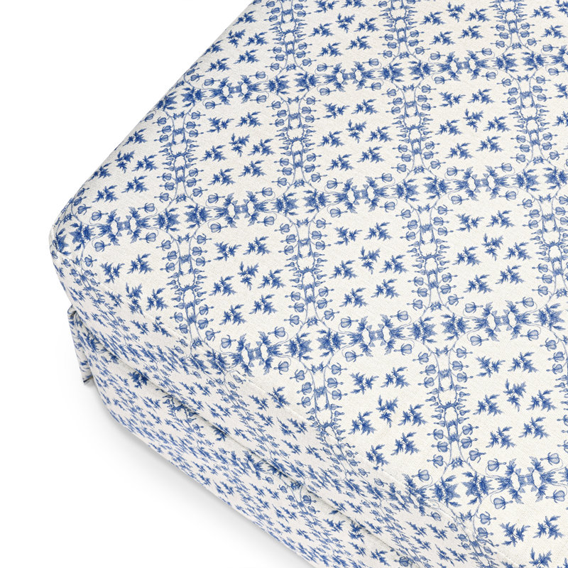 Sarah Flint x Namesake Crawford Gliding Ottoman, Blue