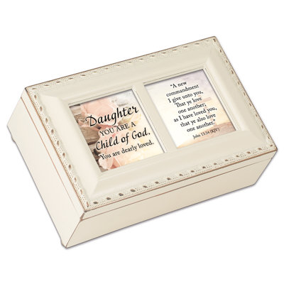 Petite MusicBox Daughter John13:34 KJV