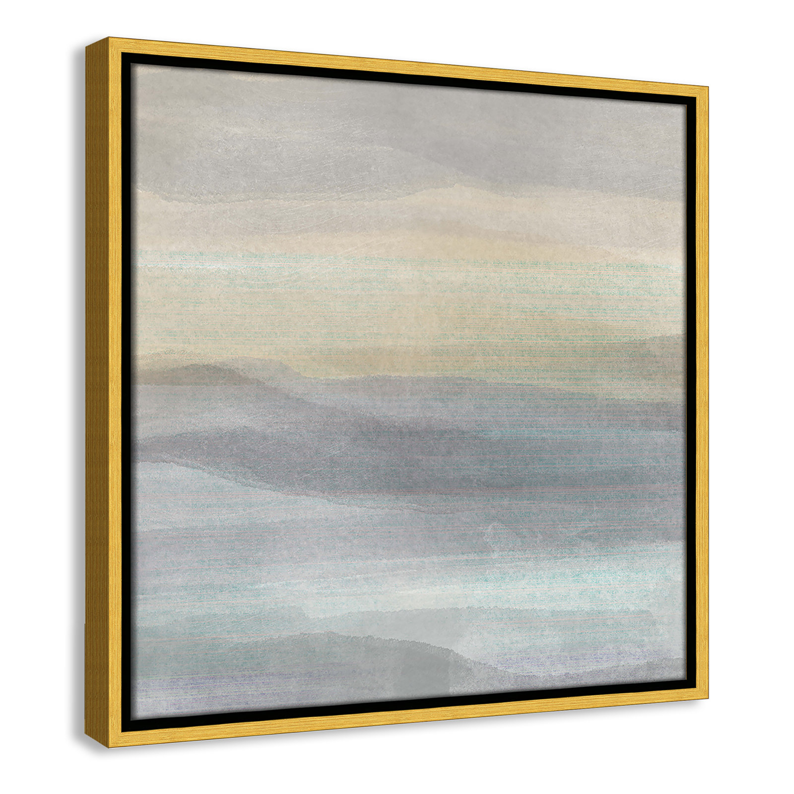 Finnian "Concept of Life" Print, 17.5" W x 17.5" H, Gold
