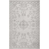 Mountmellick Oriental Handwoven Recycled P.E.T. Indoor / Outdoor Area Rug in Driftwood