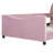Twin Size Upholstered Daybed With Rabbit Ear Shaped Headboard, Pink-217153178