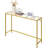 Smajo 40.2" Console Table Tempered Glass Hallway Table-515466068