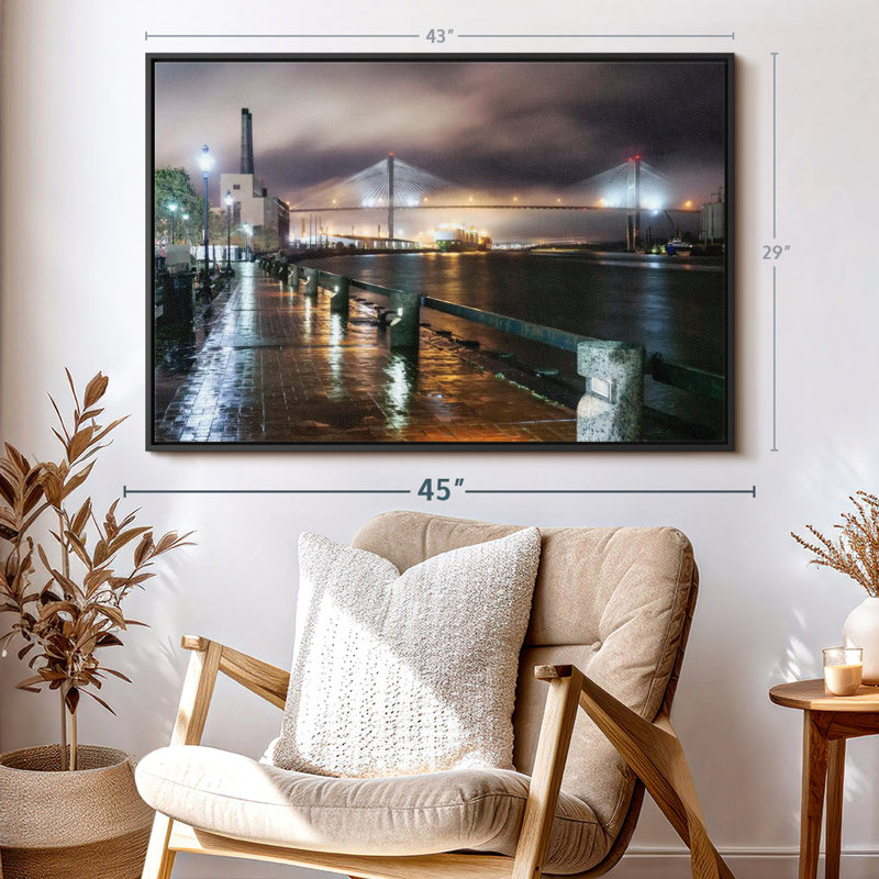 Impression sur toile Savannah Boardwalk, H 29 po x l 43 po