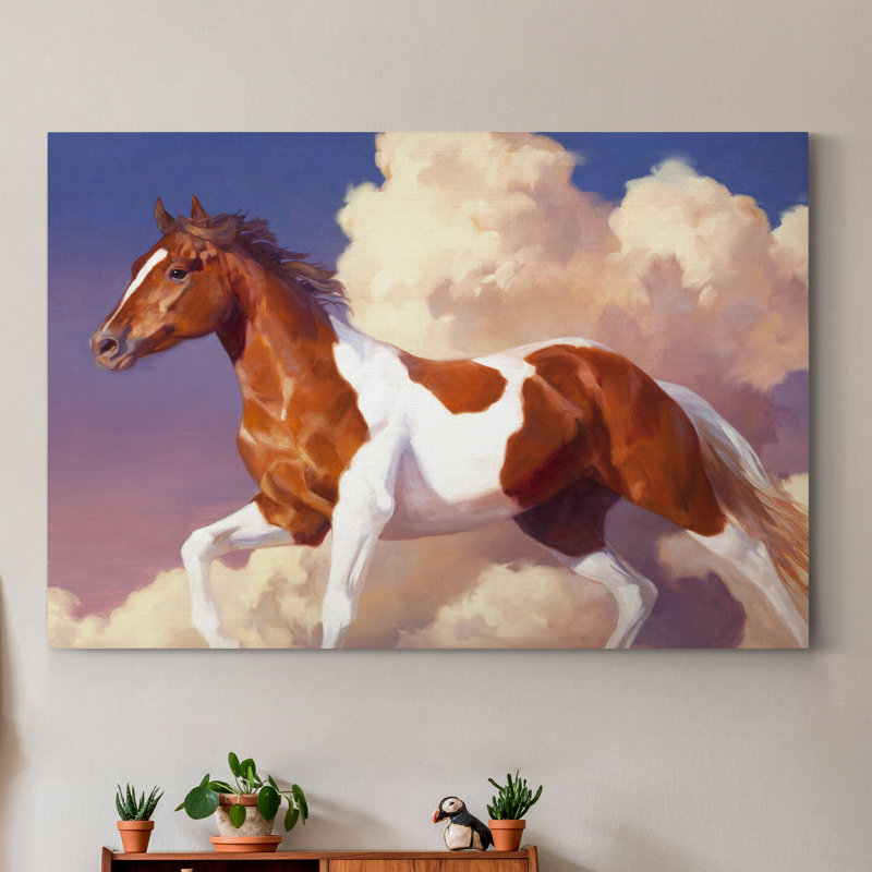 « Vol sans ailes »-reproduction d’art sur toile, H 36 po x l 24 po x P 1 po