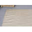 Tapis orientaux blancs, tapis de 4,4 pi x 5,7 pi, tapis rétro, tapis turcs, tapis de sol