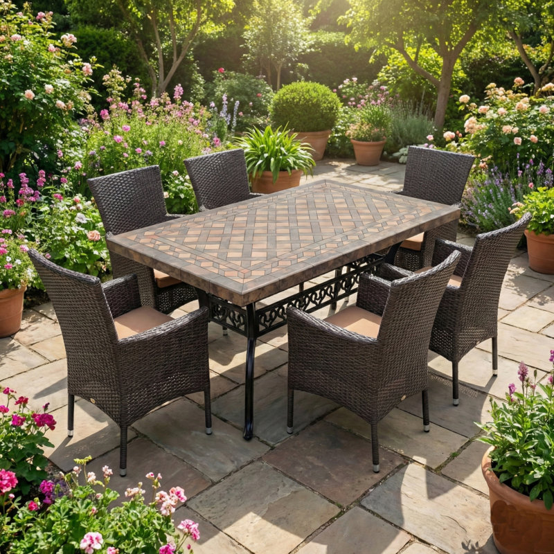 6 - Person Patio Dining Set with