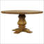 Table de salle à manger ronde en bois