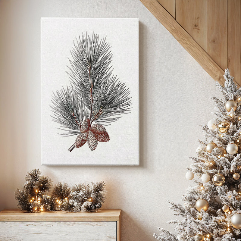 «Silver Whisper of Snow», toile tendue avec châssis de qualité supérieure, H 27 po x l 18 po
