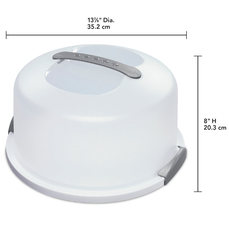 Sterilite Portable CakeContainer Food Storage