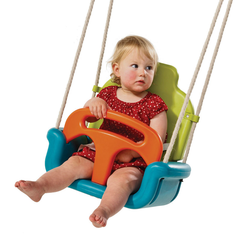Freeport Park Plastic / Acrylic Bucket Swing Swing Seat with Chains