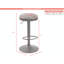 Chonie Height Adjustable Swivel Bar Stool-647123120