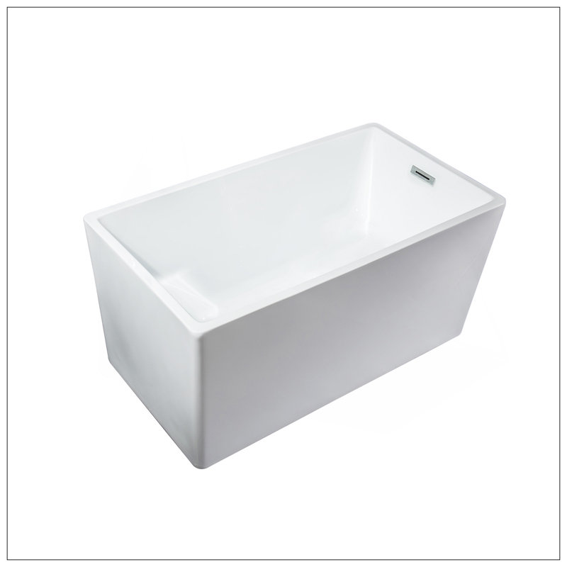 Baignoire de trempage autoportante en acrylique Flatbottom