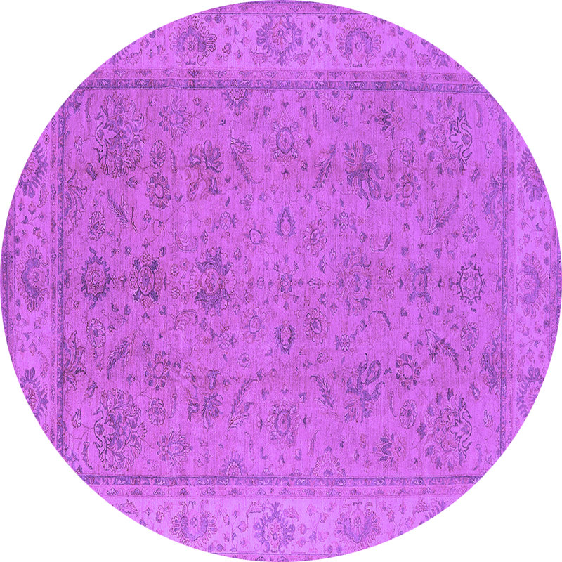 Leyes Oriental Indoor Rug, Round 3'