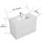 Sleek Bath Basin In Glossy White - Solid Surface Integrated Model Elegant With Overflow For Bathroom Upgrade-50650279