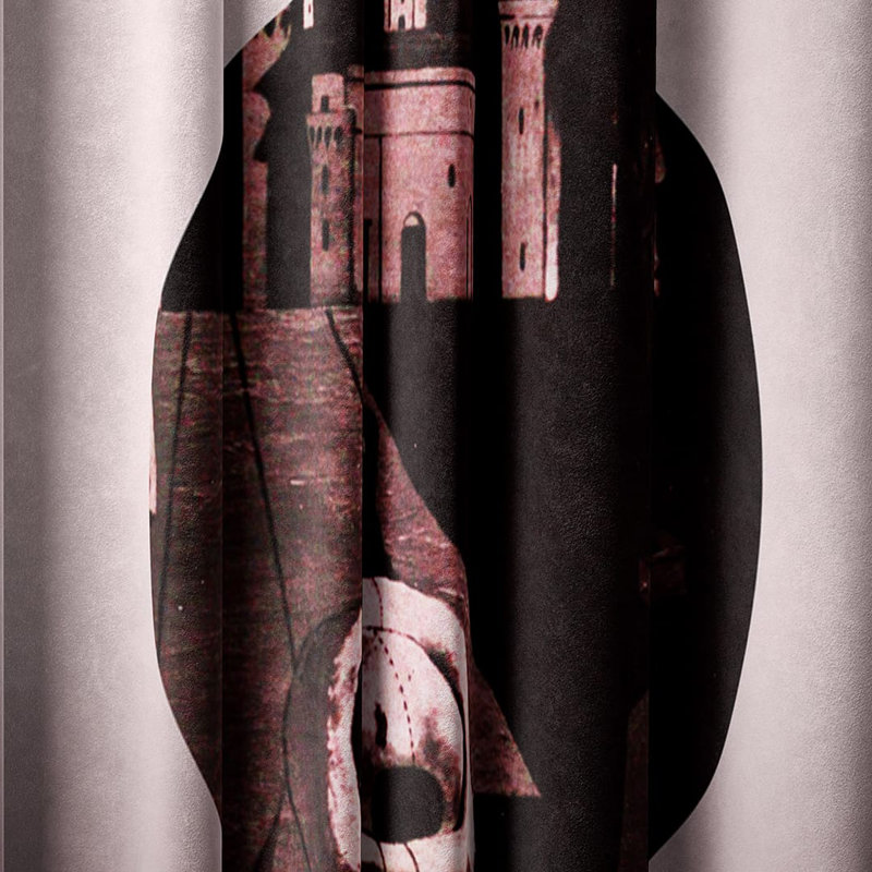 Velvet Blackout Curtain Panel Pair, 59cm Width x 400cm Drop.