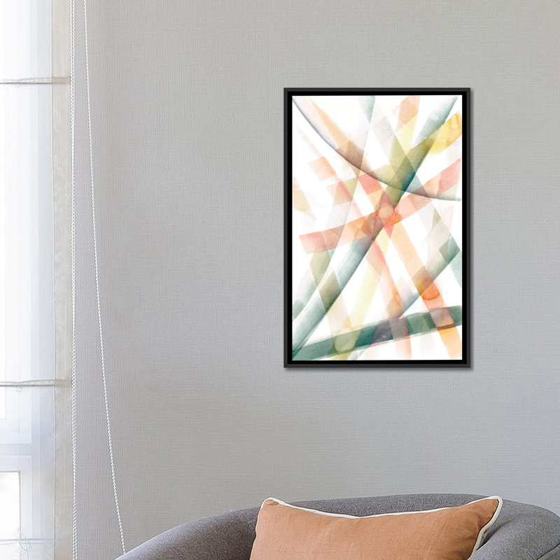 « fouillis iii », reproduction sur toile, H 26 po x l 18 po x P 1,5 po, Toile avec cadre noir, Pas de tapis