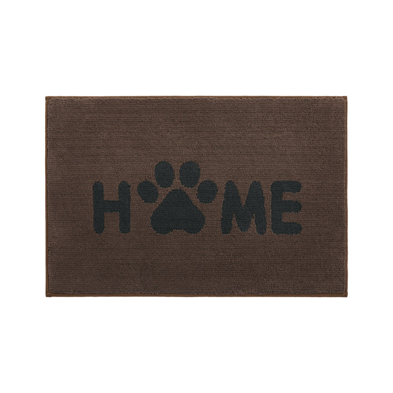 Non-slip Indoor Doormat, Brown, 24'' W x 36'' L