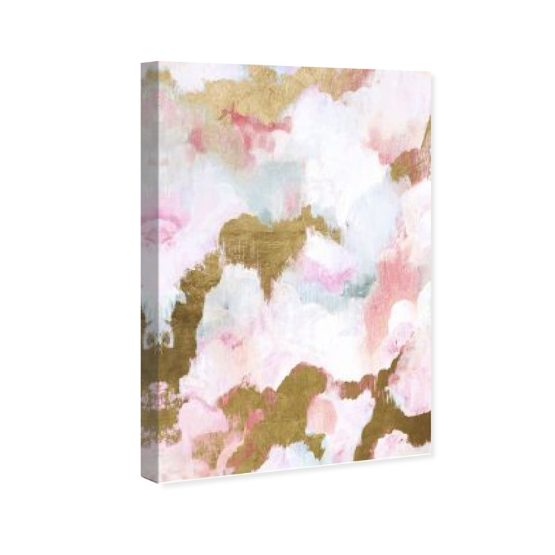 Flosie, nuages lumineux sur toile, H 24 po x l 16 po x P 0,8 po