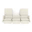 Trois places avec 2 repose-pieds mobiles, coussin lombaire, tissu en chenille beige, éponge haute densité, structure en bois, repose-pieds ergonomique et rembourrage, rembourrage de résilience, moderne-332548946-332548947