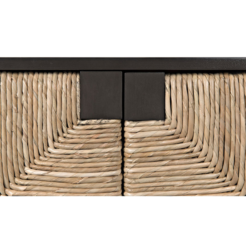 Brook Solid Wood Sideboard, Pale