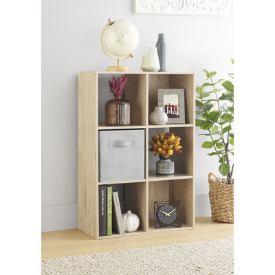 6-SECTION CUBE ORGANIZER-WHITE OAK