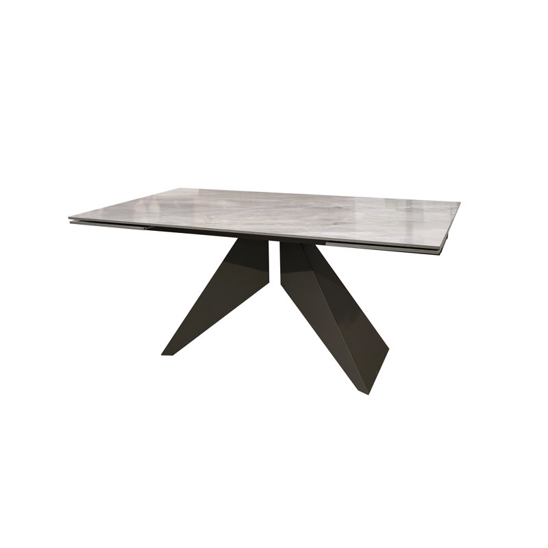 Bluntson Extendable Metal Base Dining Table