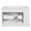 Meuble-lavabo mural de 30 po, armoire de rangement flottante avec 2 tiroirs, lavabo simple en céramique à 3 trous, armoire moderne.-1403699675