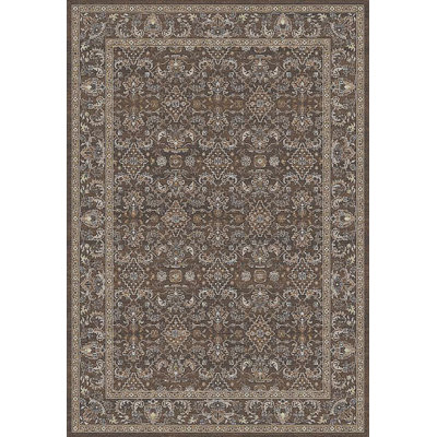 ANCIENT GARDEN 5.3X7.7 57276-3235 DARK BROWN/BEIGE/BLUE